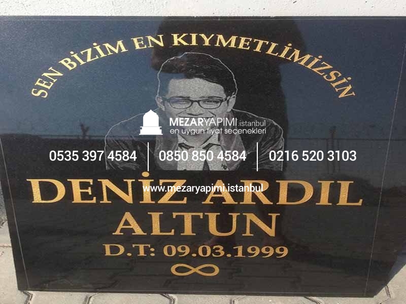 Mezar Taşı Üzerine Lazer Resim - Görsel 17