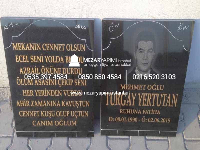 Mezar Taşı Üzerine Lazer Resim - Görsel 8