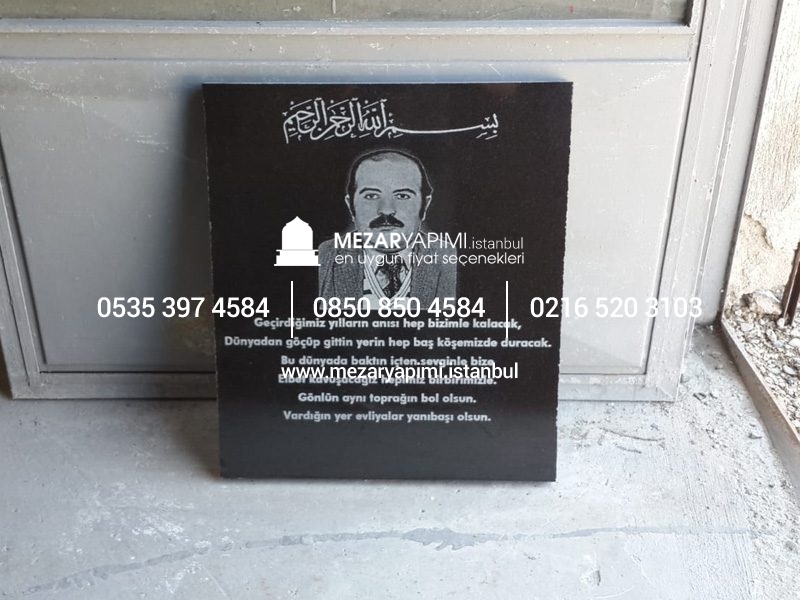 Mezar Taşı Üzerine Lazer Resim - Görsel 18
