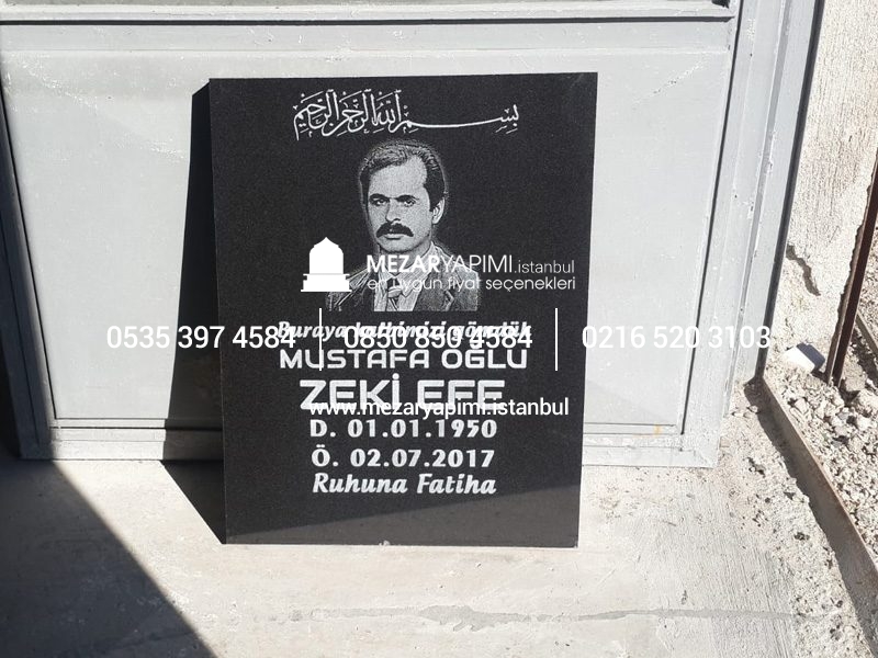 Mezar Taşı Üzerine Lazer Resim - Görsel 20