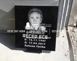 Mezar Taşı Üzerine Lazer Resim - Görsel 24