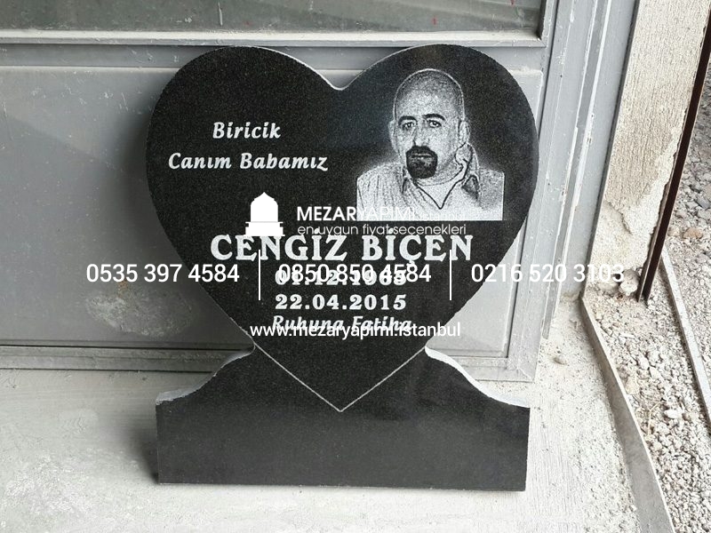 Mezar Taşı Üzerine Lazer Resim - Görsel 26