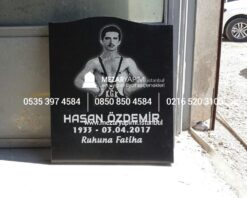 Mezar Taşı Üzerine Lazer Resim - Görsel 14