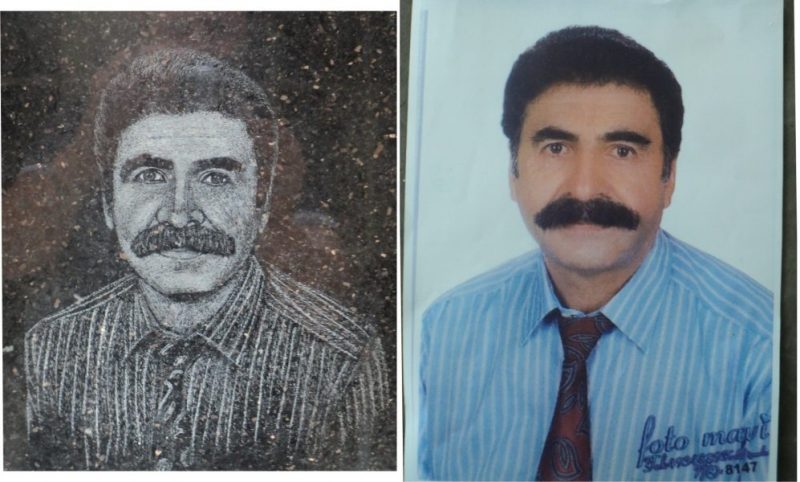 Mezar Taşı Üzerine Lazer Resim - Görsel 11