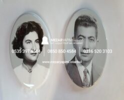 Oval Porselen Fotoğraf - Görsel 15