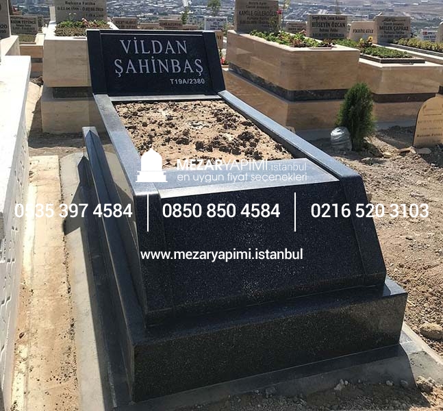 G-12 NERO GASKA GRANİT KOMPLE 5-8 CM ARASI KALINLIKTA ÖZEL EĞİMLİ MEZAR - Görsel 7