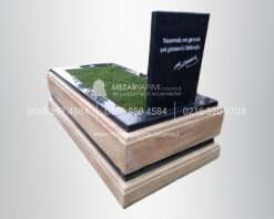 Traverten blok mezar 10cm