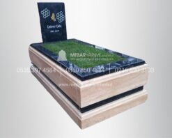 Traverten blok mezar 10cm