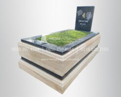 Traverten blok mezar 10cm