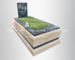 Traverten blok mezar 10cm