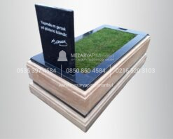 Traverten blok mezar 10cm
