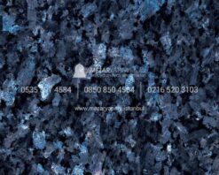 L-7 BLUE PEARL GRANİT MEZAR KOMPLE 5 CM KALINLIKTA MEZAR - Görsel 3
