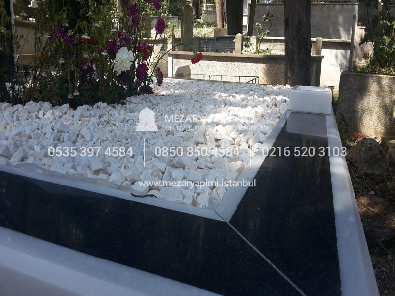 Granit Gömme Küpeşte Mezar Modeli - Görsel 8