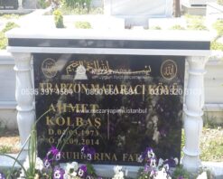 Mermer Sütunlu Granit Baştaşı - Görsel 3
