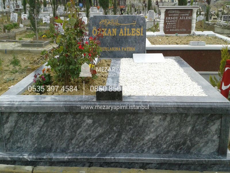 İki Kişilik Kaplan Postu Mezar Modeli - Görsel 2