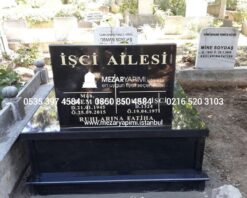 Alternative view of Tek Kişilik Komple Granit Mezar 6 cm