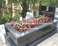 Tek Kişilik Komple Granit Mezar 6 cm - Görsel 7