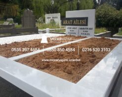 Alternative view of Granit Gömme Baştaşı Mezar Modeli