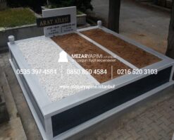 Granit Gömme Baştaşı Mezar Modeli