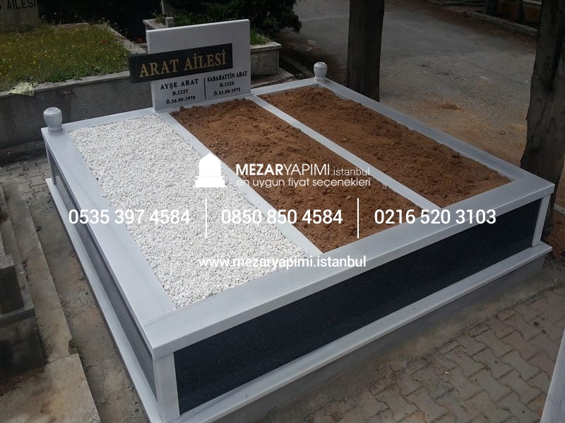 Granit Gömme Baştaşı Mezar Modeli
