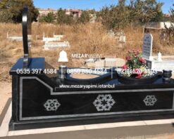 KALPLİ GRANİT KOMPLE 5 CM KALINLIKTA MEZAR - Görsel 4