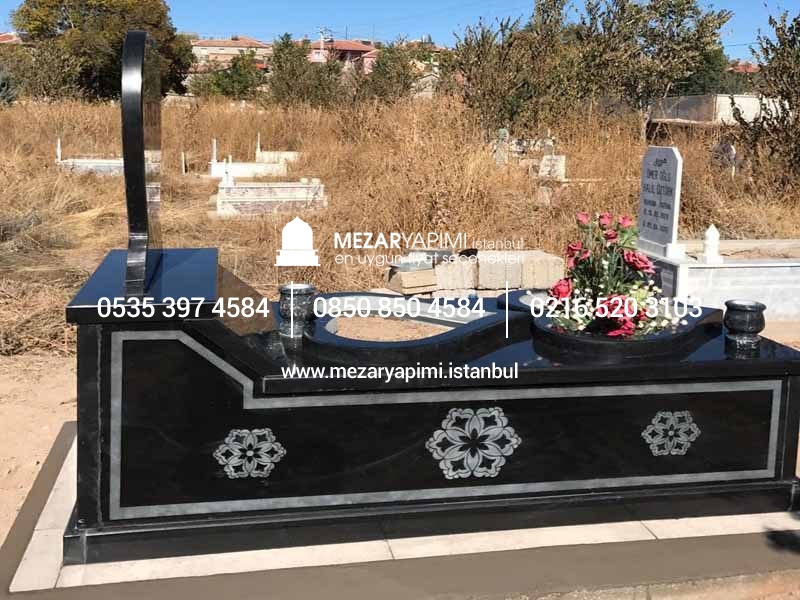KALPLİ GRANİT KOMPLE 5 CM KALINLIKTA MEZAR - Görsel 4