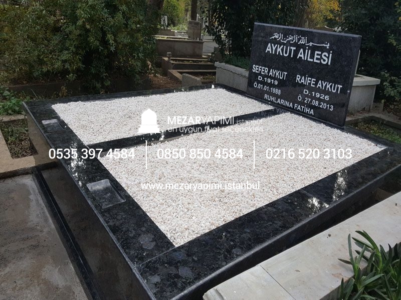 VOLGA BLUE GRANİT KOMPLE 5 CM KALINLIKTA MEZAR - Görsel 4