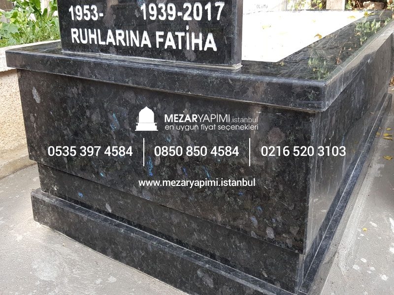 VOLGA BLUE GRANİT KOMPLE 5 CM KALINLIKTA MEZAR - Görsel 6