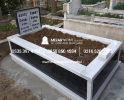 Alternative view of Tek Kişilik Granit Çerçeveli Mezar
