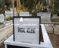 Tek Kişilik Granit Çerçeveli Mezar - Görsel 7