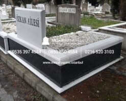 10 cm Kalınlıkta Baştaşı ve Küpeşteli Mezar Modeli - Görsel 13