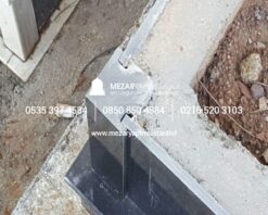10 cm Kalınlıkta Baştaşı ve Küpeşteli Mezar Modeli - Görsel 11