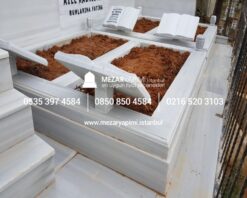 20-10 cm Kalınlıkta Blok Proje Aile Mezar Modeli - Görsel 15