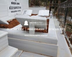 20-10 cm Kalınlıkta Blok Proje Aile Mezar Modeli - Görsel 16