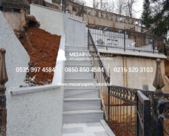 20-10 cm Kalınlıkta Blok Proje Aile Mezar Modeli - Görsel 4