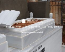 20-10 cm Kalınlıkta Blok Proje Aile Mezar Modeli - Görsel 3