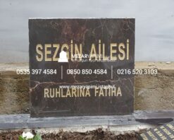 Doğaltaş Görünümlü Mezar Modeli - Görsel 5