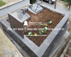 Doğaltaş Görünümlü Mezar Modeli - Görsel 13