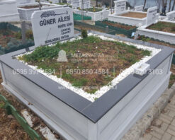 iki Kisilik Küpeste Granit Mezar Modeli
