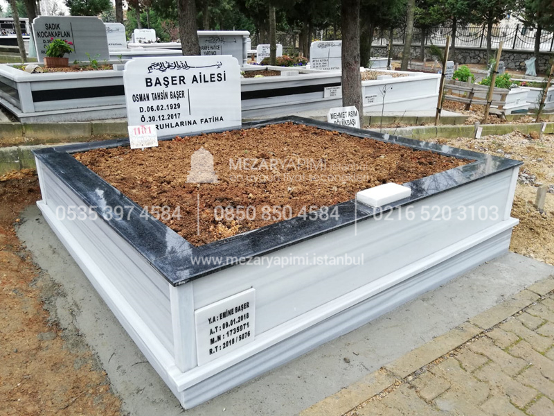 iki Kisilik Küpeste Granit Mezar Modeli-4