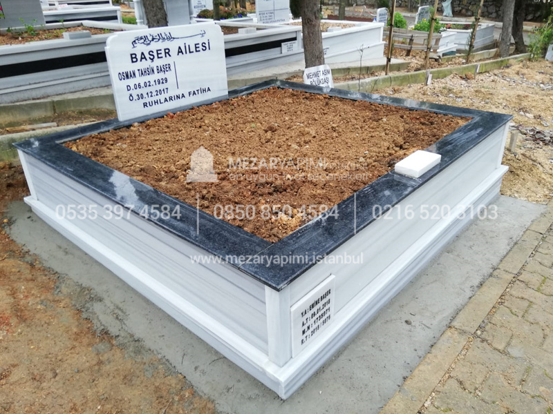 iki Kisilik Küpeste Granit Mezar Modeli-5