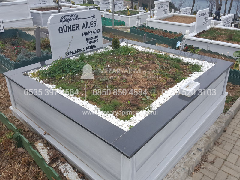 iki Kisilik Küpeste Granit Mezar Modeli