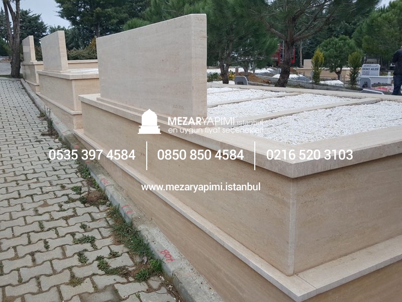 Traverten Aile Mezar Modelleri - Görsel 7