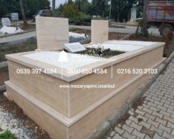 Traverten Aile Mezar Modelleri - Görsel 3