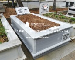 Alternative view of Tek Kişilik Baştaşı Kitabe Mermer Mezar