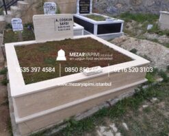 Alternative view of Çift Kişilik Komple Traverten Mezar