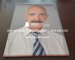 Alternative view of Mezar Taşı Üzerine Dikdörtgen Porselen Fotoğraf 24X30 cm