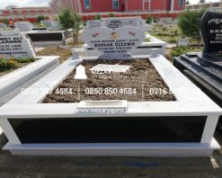 Tek Kişilik Kalp Şeklinde Mezar Taşı Modeli - Görsel 5