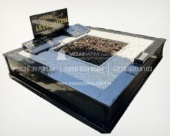 İki Kişilik Komple Star Galaxy Granit Mezar