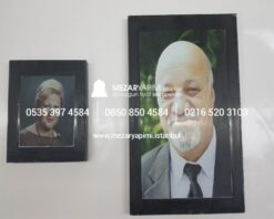 Granit Mezar Taşı Üzerine Renkli Solmayan Resim